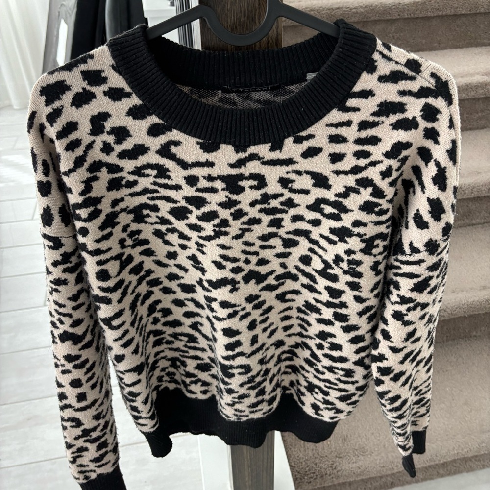Leopard Print Sweater